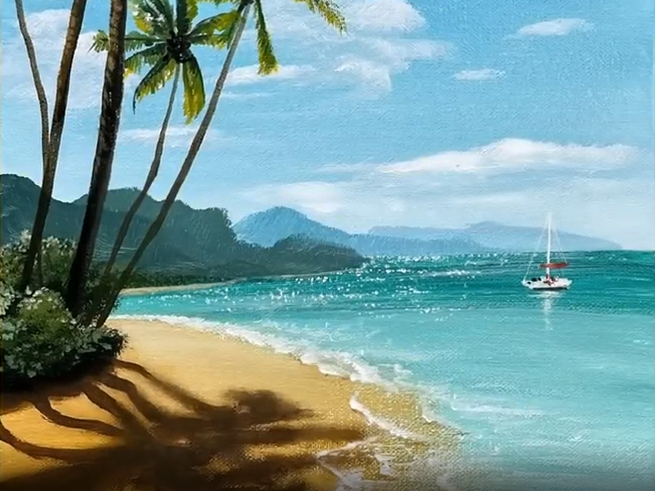 兒童初級丙烯畫|海洋天堂